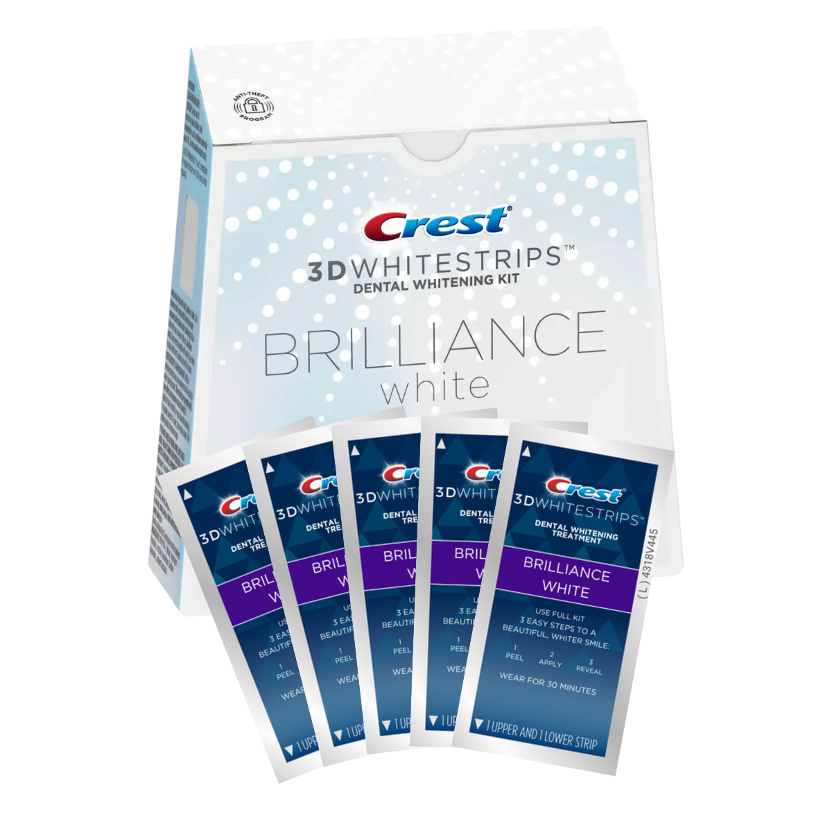 Crest 3D Whiestrips Brilliance White Λεύκανση λωρίδες
