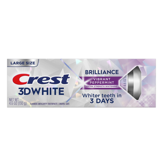 Οδοντόκρεμα Crest 3D White Brilliance Vibrant Peppermint 130g