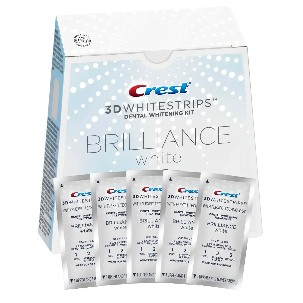 Crest 3D Whiestrips Brilliance White Λεύκανση λωρίδες