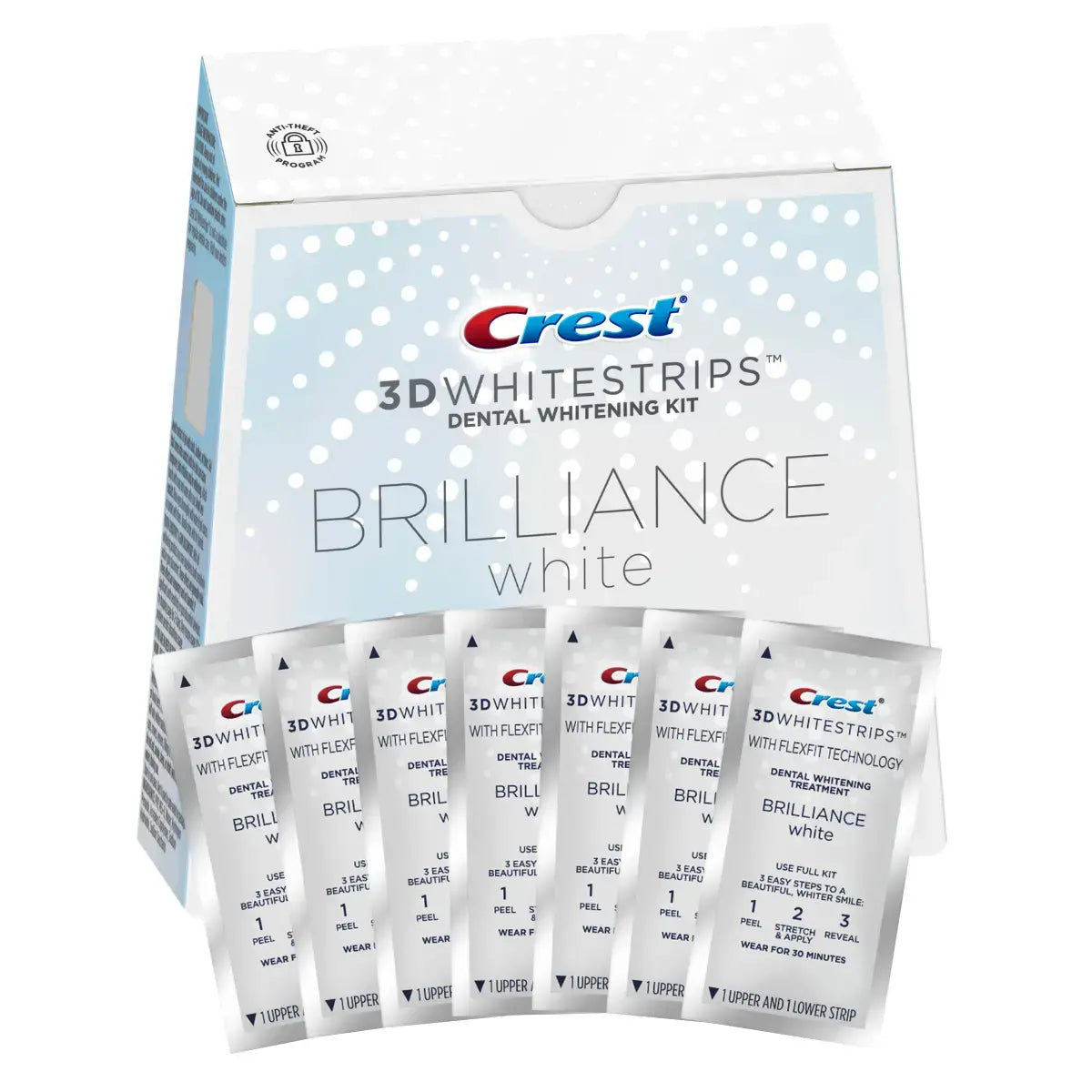 Crest 3D Whiestrips Brilliance White Λεύκανση λωρίδες