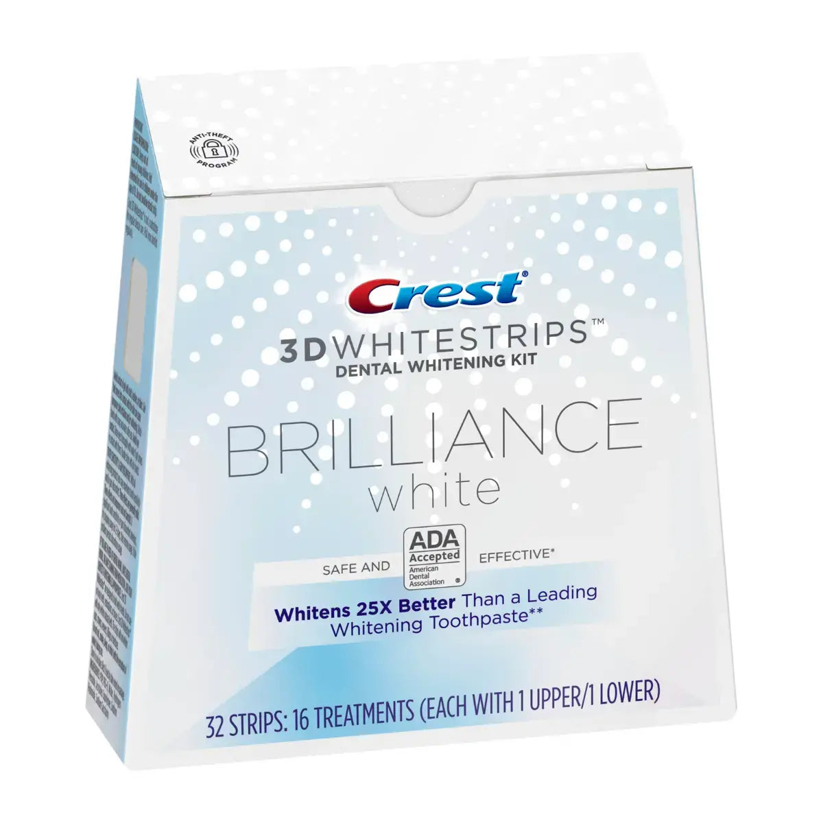 Crest 3D Whiestrips Brilliance White Λεύκανση λωρίδες