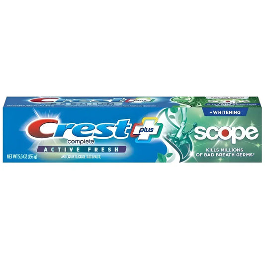 Οδοντόκρεμα Crest Complete Plus Scope Active Fresh 155g