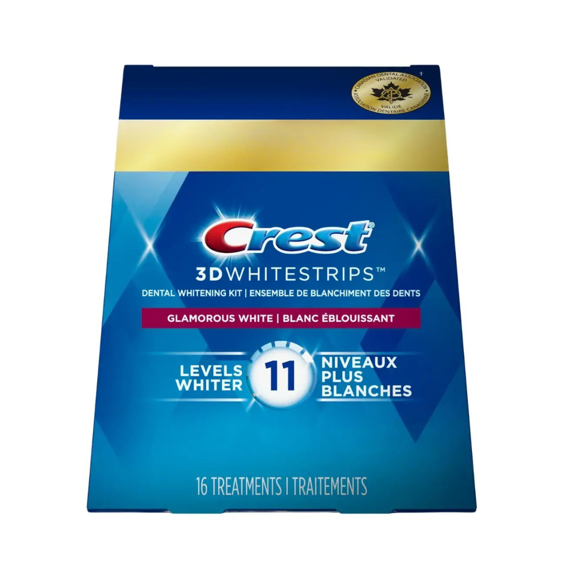 Crest Glamorous White 11 Levels Whiter Whitestrips Λεύκανση λωρίδες