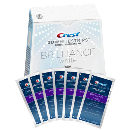 Crest 3D Whiestrips Brilliance White Λεύκανση λωρίδες