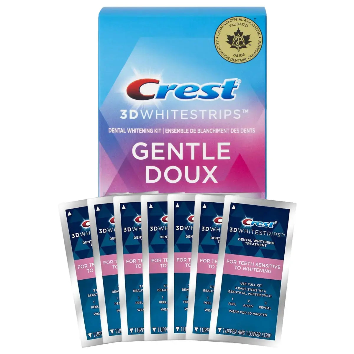 Crest Gentle Doux Whitestrips Λεύκανση λωρίδες