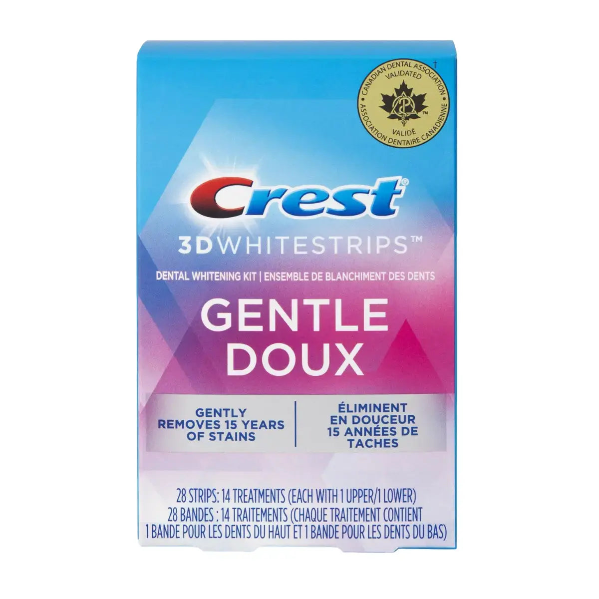 Crest Gentle Doux Whitestrips Λεύκανση λωρίδες